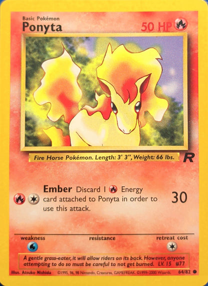 Ponyta Common Team Rocket 64/82 MP