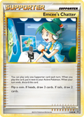 Emcee's Chatter 73/95 Pokémon Unleashed (2010) English card — catalogue reference