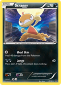 Scraggy 73/99 Pokémon Next Destinies (2012) English card — catalogue reference