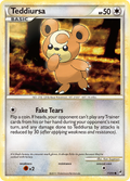 Teddiursa 73/95 Pokémon Call of Legends (2011) English card — catalogue reference