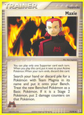 Maxie 73/95 — Pokémon EX Team Magma vs Team Aqua