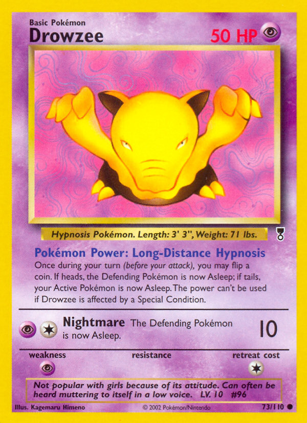 Drowzee 73/110 — Pokémon Legendary Collection