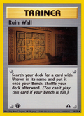 Ruin Wall 74/75 — Pokémon Neo Discovery