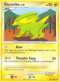 Electrike 74/127 Pokémon Platinum (2009) English card — catalogue reference