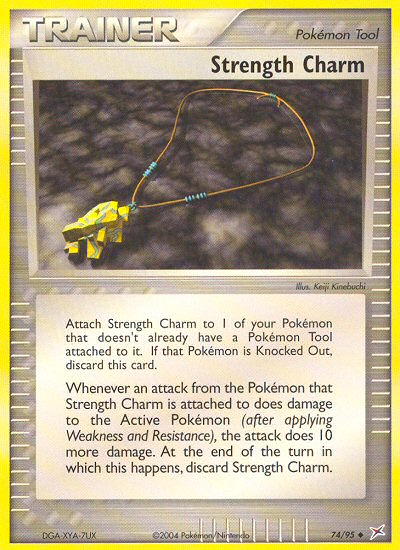 Strength Charm 74/95 — Pokémon EX Team Magma vs Team Aqua