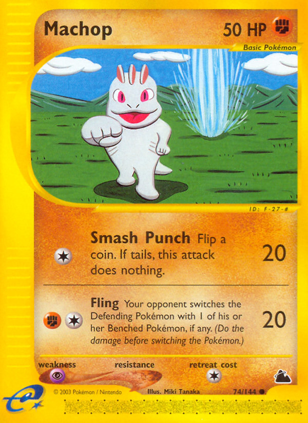 Machop 74/144 — Pokémon Skyridge