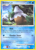 Snover 74/100 Pokémon Stormfront (2008) English card — catalogue reference