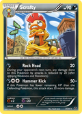 Scrafty 74/99 Pokémon Next Destinies (2012) English card — catalogue reference