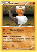 Landorus 74/101 Pokémon Noble Victories (2011) English card — catalogue reference
