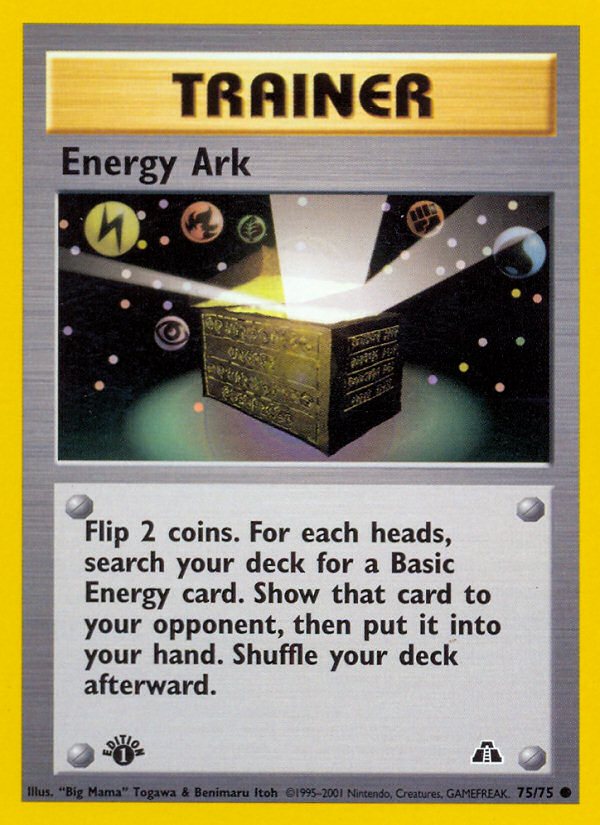 Energy Ark 75/75 — Pokémon Neo Discovery
