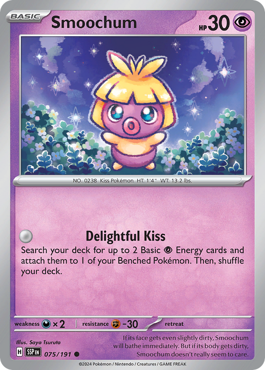 Pokemon Smoochum Surging Sparks 075/191
