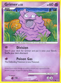 Grimer 75/127 Pokémon Platinum (2009) English card — catalogue reference