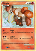 Vulpix 75/95 Pokémon Call of Legends (2011) English card — catalogue reference