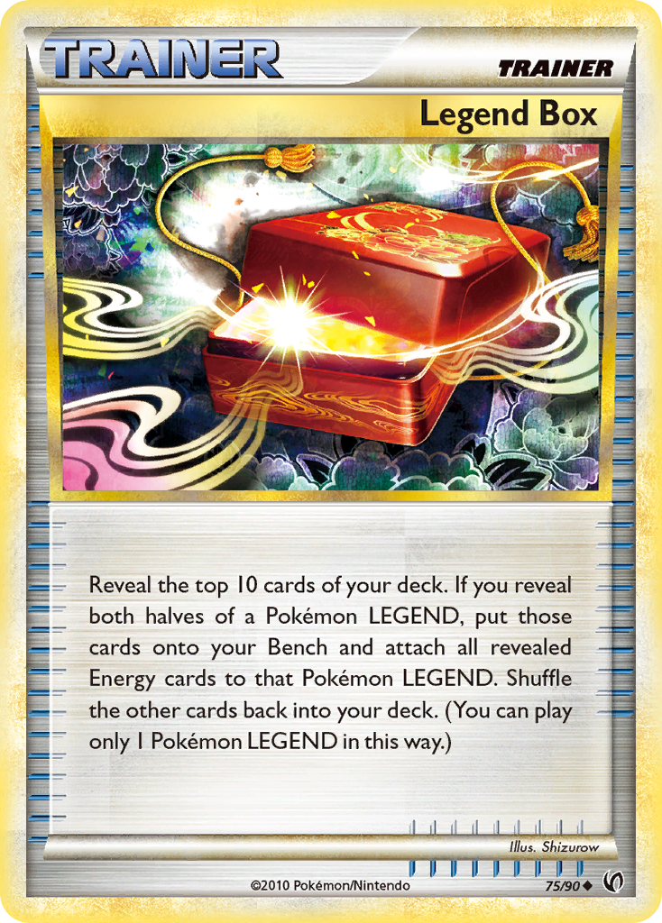 Legend Box 75/90 Pokémon Undaunted (2010) English card — catalogue reference