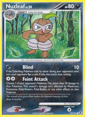 Nuzleaf 75/111 Pokémon Rising Rivals (2009) English card — catalogue reference
