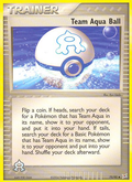 Team Aqua Ball 75/95 — Pokémon EX Team Magma vs Team Aqua