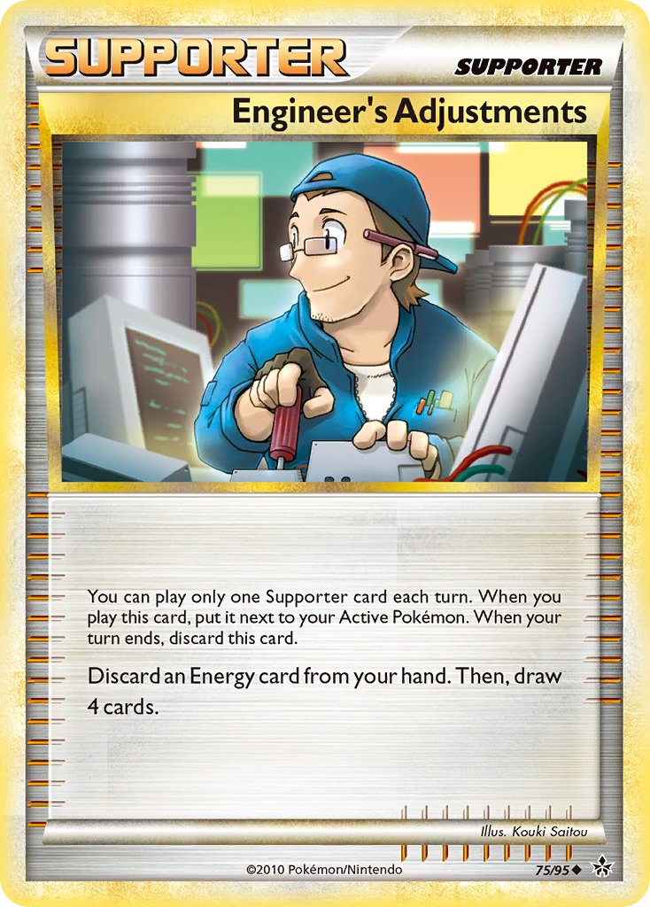 Engineer's Adjustments 75/95 Pokémon Unleashed (2010) English card — catalogue reference