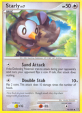 Starly 75/100 Pokémon Stormfront (2008) English card — catalogue reference