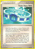 Team Aqua Belt 76/95 — Pokémon EX Team Magma vs Team Aqua