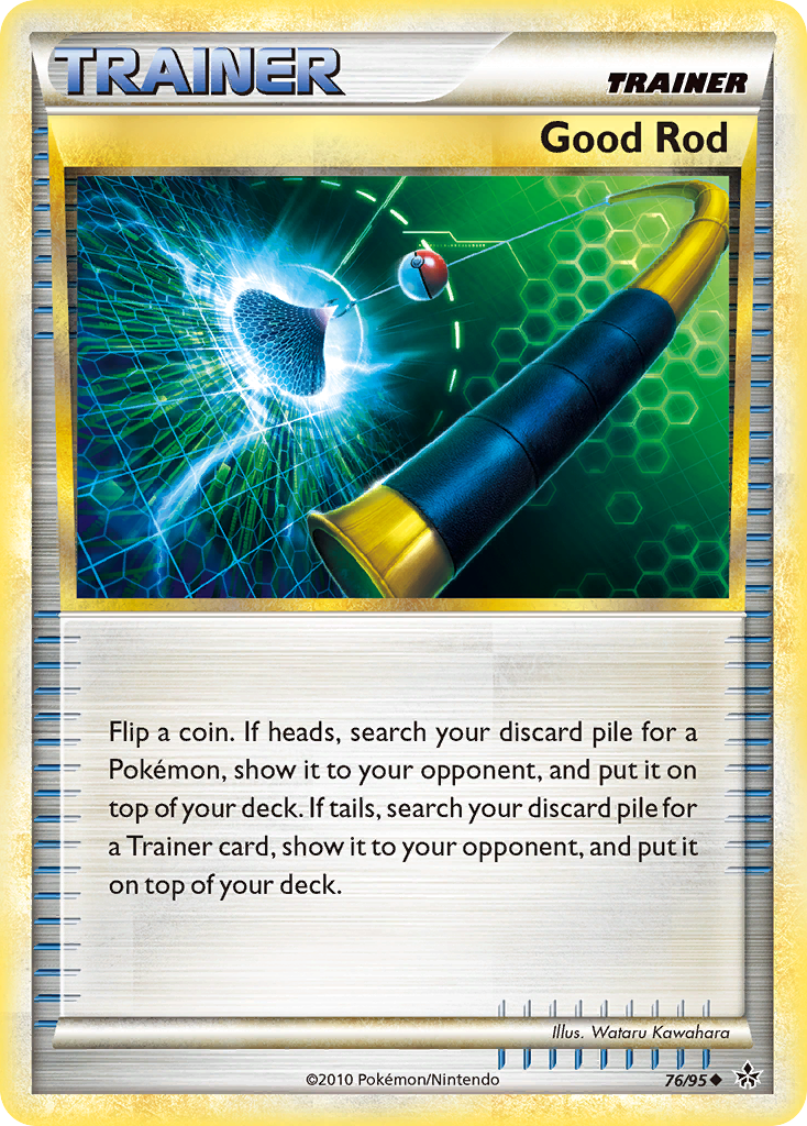 Good Rod 76/95 Pokémon Unleashed (2010) English card — catalogue reference