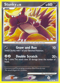 Stunky 76/100 Pokémon Stormfront (2008) English card — catalogue reference