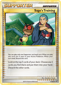 Sage's Training 77/90 Pokémon Undaunted (2010) English card — catalogue reference