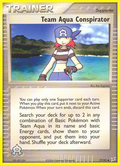 Team Aqua Conspirator 77/95 — Pokémon EX Team Magma vs Team Aqua