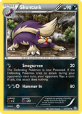 Skuntank 77/124 Pokémon Dragons Exalted (2012) English card — catalogue reference