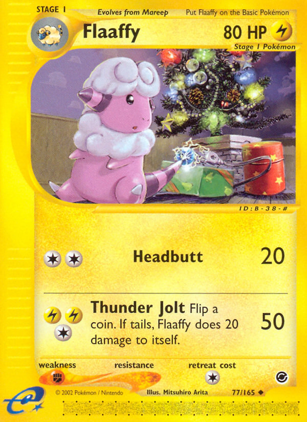 Flaaffy 77/165 — Pokémon Expedition Base Set