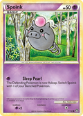 Spoink 77/102 Pokémon Triumphant (2010) English card — catalogue reference