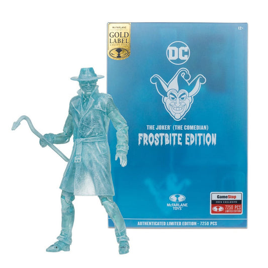 DC The Joker (The Comedian) Frostbite Edition action figure with packaging