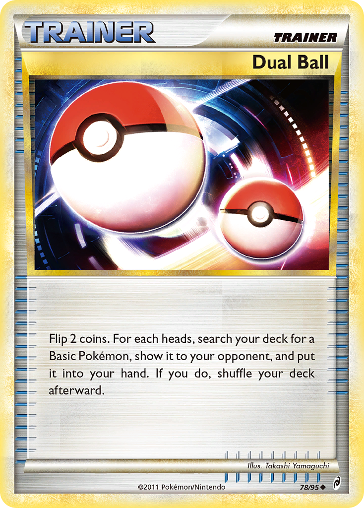 Dual Ball 78/95 Pokémon Call of Legends (2011) English card — catalogue reference