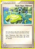 Team Aqua Hideout 78/95 — Pokémon EX Team Magma vs Team Aqua