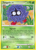 Tangela 78/100 Pokémon Stormfront (2008) English card — catalogue reference