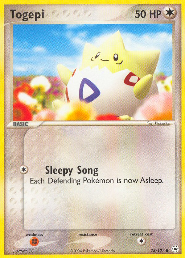 Togepi 78/101 Pokémon EX Hidden Legends 2004