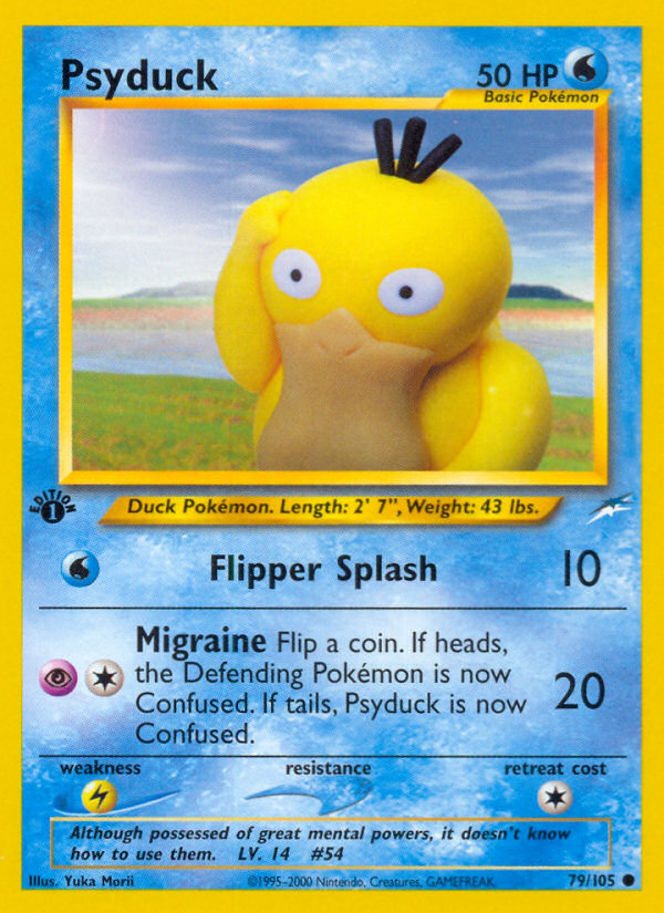 Psyduck 79/105 — Pokémon Neo Destiny