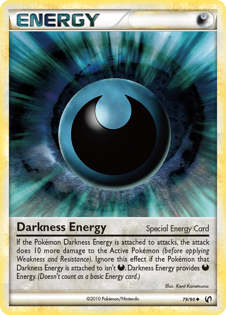 Darkness Energy 79/90 Pokémon Undaunted (2010) English card — catalogue reference