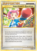 Interviewer's Questions 79/95 Pokémon Call of Legends (2011) English card — catalogue reference