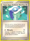 Team Aqua Technical Machine 01 79/95 — Pokémon EX Team Magma vs Team Aqua