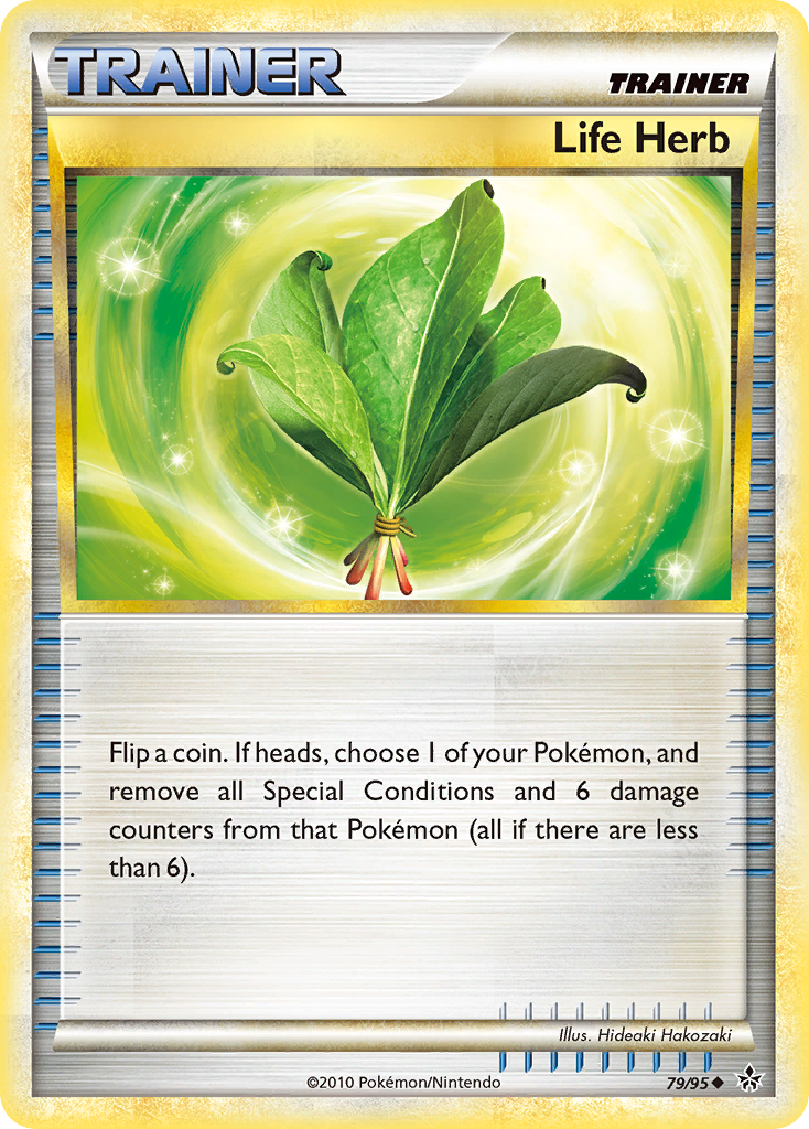 Life Herb 79/95 Pokémon Unleashed (2010) English card — catalogue reference