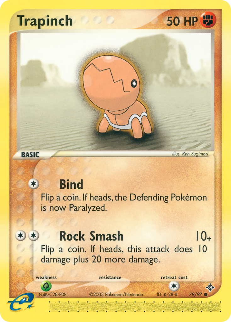 Trapinch 79/97 — Pokémon EX Dragon