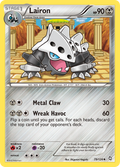 Lairon 79/124 Pokémon Dragons Exalted (2012) English card — catalogue reference