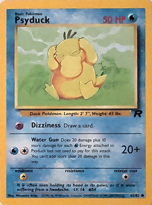 Psyduck Common Team Rocket 65/82 MP