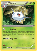 Silcoon 7/124 Pokémon Dragons Exalted (2012) English card — catalogue reference