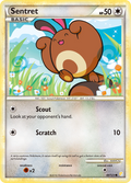 Sentret 80/123 Pokémon HeartGold & SoulSilver (2010) English card — catalogue reference