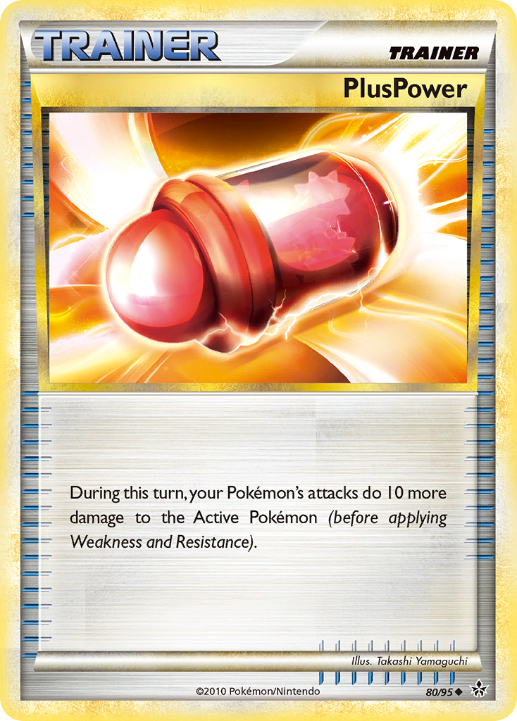 PlusPower 80/95 Pokémon Unleashed (2010) English card — catalogue reference