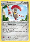 Escavalier 80/101 Pokémon Noble Victories (2011) English card — catalogue reference