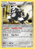 Aggron 80/124 Pokémon Dragons Exalted (2012) English card — catalogue reference