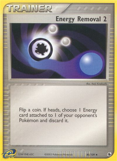 Energy Removal 2 80/109 — Pokémon EX Ruby & Sapphire