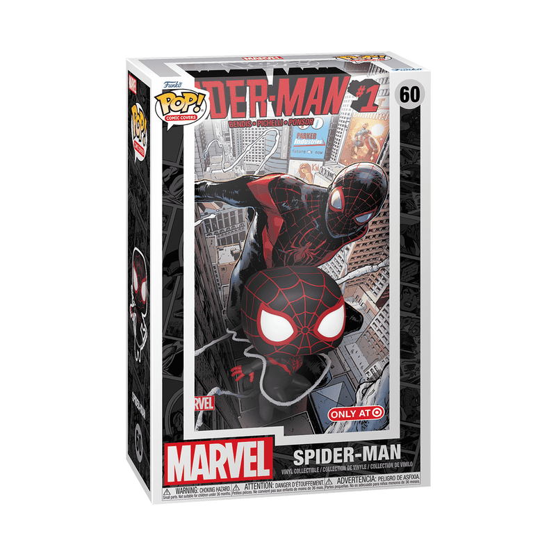 Funko Pop! Marvel Spider-Man figure packaging with Marvel logo